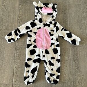 Baby boy cow footsie pajamas